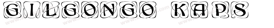 Gilgongo Kaps字体转换